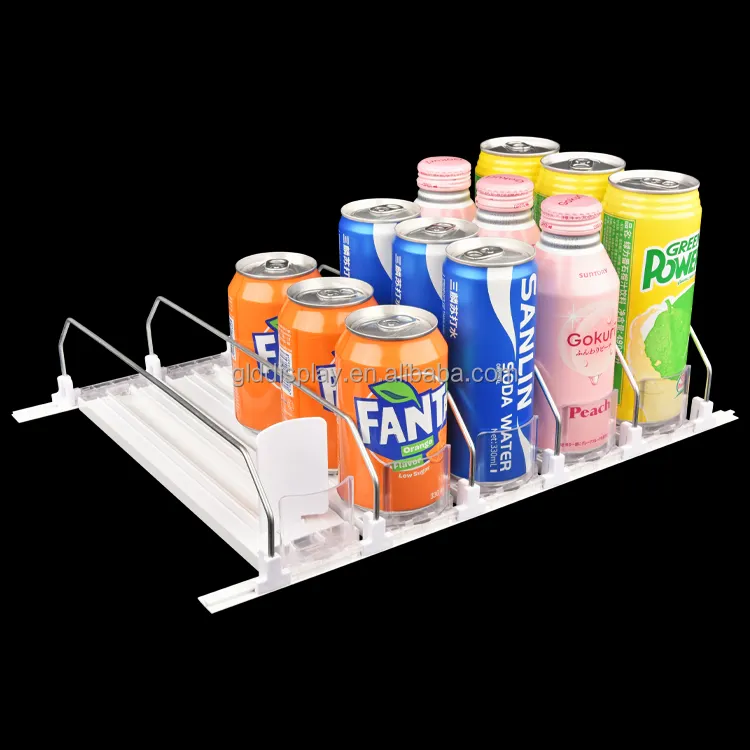 Refrigerator Can Organizer  Fridge Organizer Drink Tray