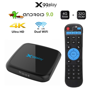 X99 chơi TV Box Rockchip-RK3318 Quad-core 100M cổng LAN hỗ trợ LED ánh sáng nhà máy giá - Product Image 4