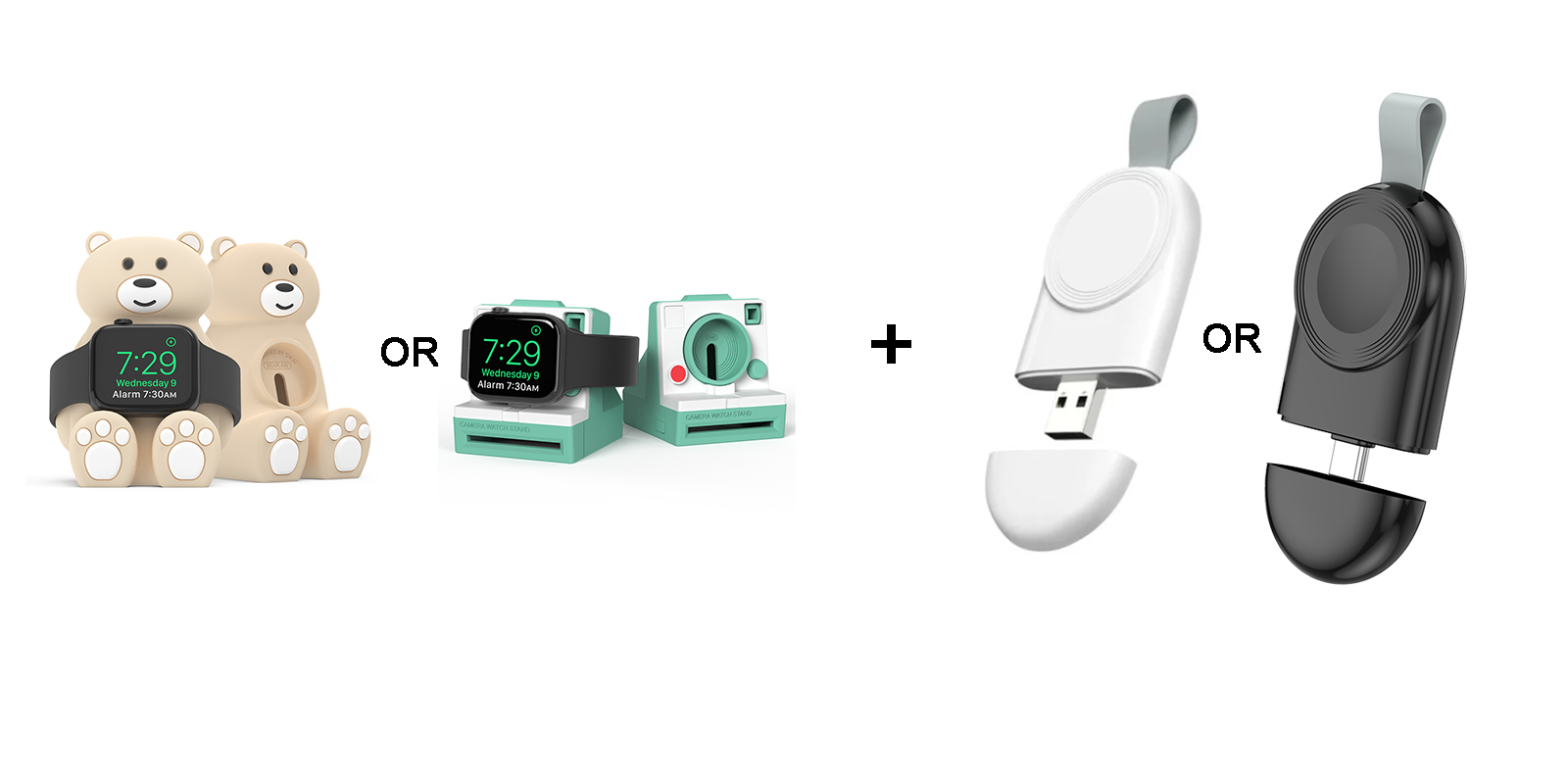 Stand + Portable Charger