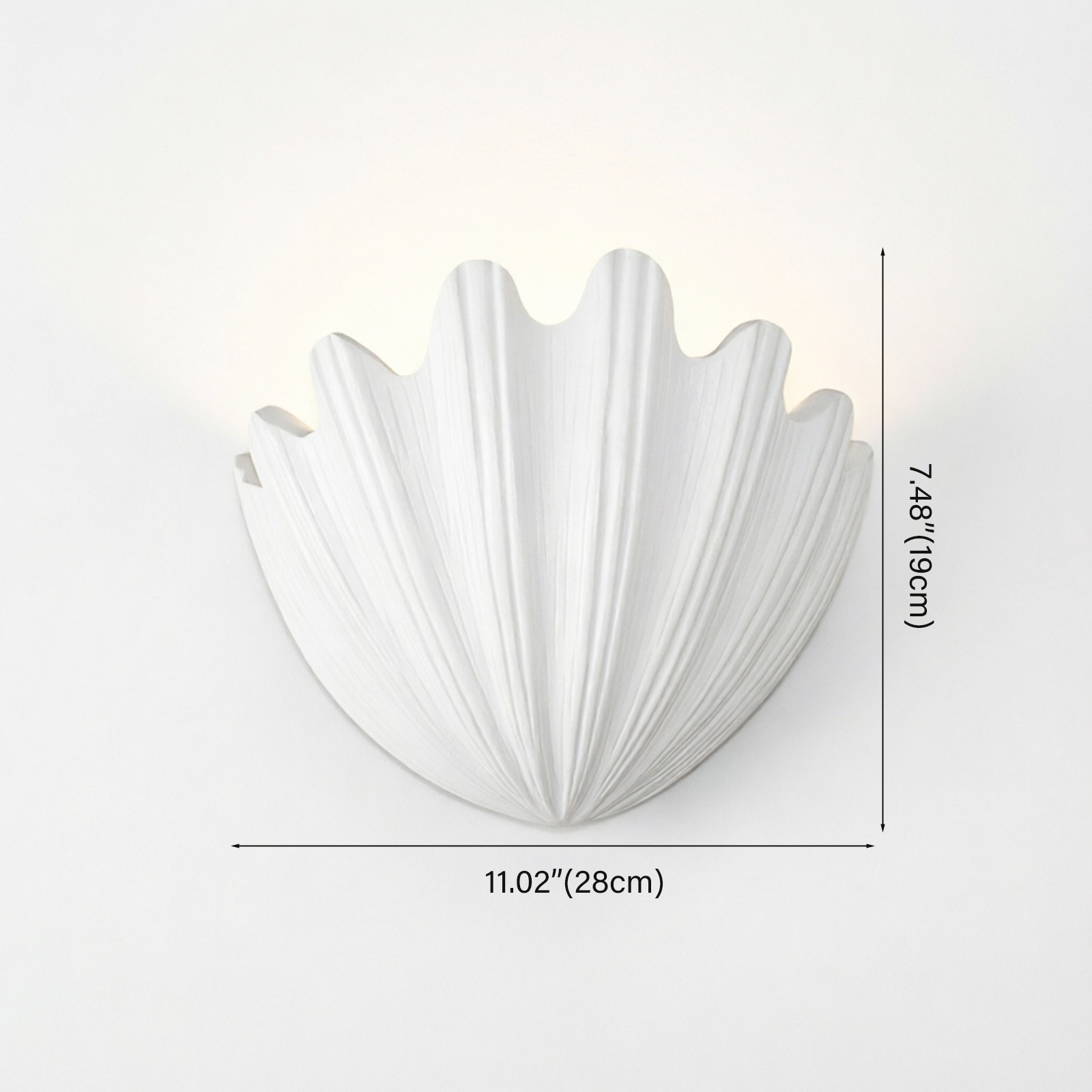Blanc-D23*H19cm