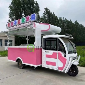 Popüler 3 tekerlekli elektrikli mobil yiyecek arabası kullanımı kolay çok fonksiyonlu elektrikli üç tekerlekli bisiklet gıda sepeti - Product Image 1