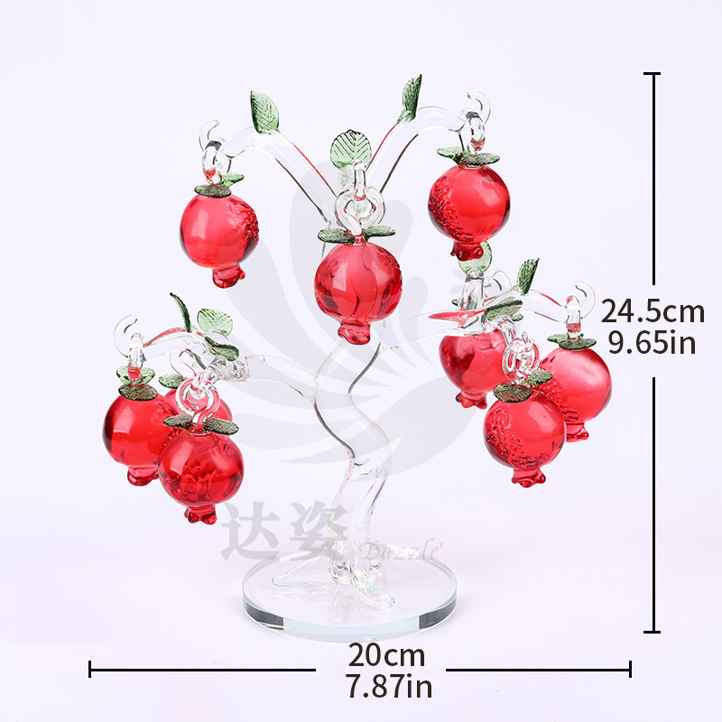 9 hanging pomegranate trees