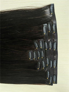 新着二重描画バージンレミーヘアエクステンションストレート目に見えないシームレスなPUクリップヘアウェフト