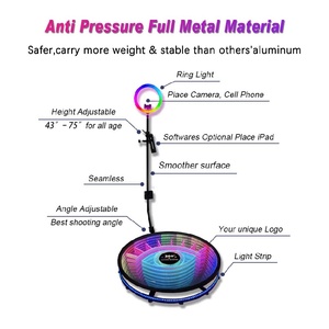 Düğün için 360 fotoğraf kabini kamera yazıcı yazılımı/olaylar akıllı telefonlar/iPad/SLR kablosuz uzaktan kumanda dijital baskı GT marka - Product Image 3