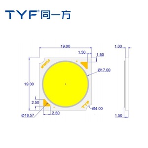 24W COB <span class=keywords><strong>LED</strong></span> lật chip 2700-6500K ánh sáng trắng COB chiếu sáng ngoài trời cao lumen ra90 - Product Image 3