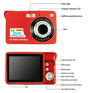 2.7 TFTLCDディスプレイK09カメラ18MP720P8xズームHDデジタルカメラアンチシェイクカムコーダービデオCMOSマイクロカメラギフト子供向け - Product Image 2