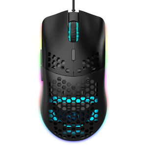 Vendita calda HXSJ J900 cablato Gaming Mouse RGB illuminazione foro cavo ergonomico 6 tasti Mouse prezzo di fabbrica per Computer - Product Image 2