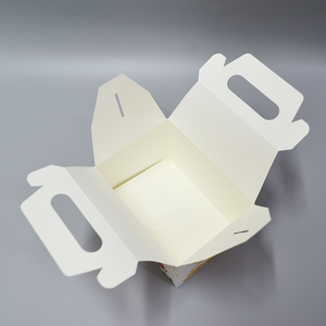 Tùy Chỉnh In Ấn Cấp Thực Phẩm Có Thể Tái Chế Thức Ăn Nhanh Giấy <span class=keywords><strong>Gable</strong></span> Gà Chiên Apple Pie Trẻ Em Bữa Ăn Bao Bì Hộp - Product Image 3