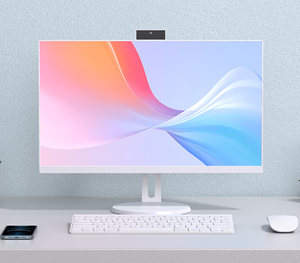 Intel i3/i5/i7/i9デュアルコアVGAインターフェースを備えたオールインワン23.8インチPCデスクトップ256GBSSD新しいLCDディスプレイPC - Product Image 3