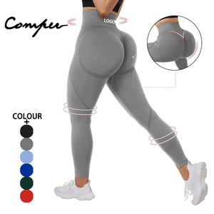Hot Bán Hàng Womens Quần Áo Cao Eo Đào Hip Nâng Scrunch Mông Cao Đàn Hồi Yoga Xà Cạp Đối Với Phụ Nữ - Product Image 1