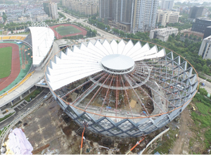 TOPPRE Estructura de acero prefabricada Estilo de cúpula geodésica Diseño Truss Espacio Marco de acero pesado Construcción de edificios de acero - Product Image 3