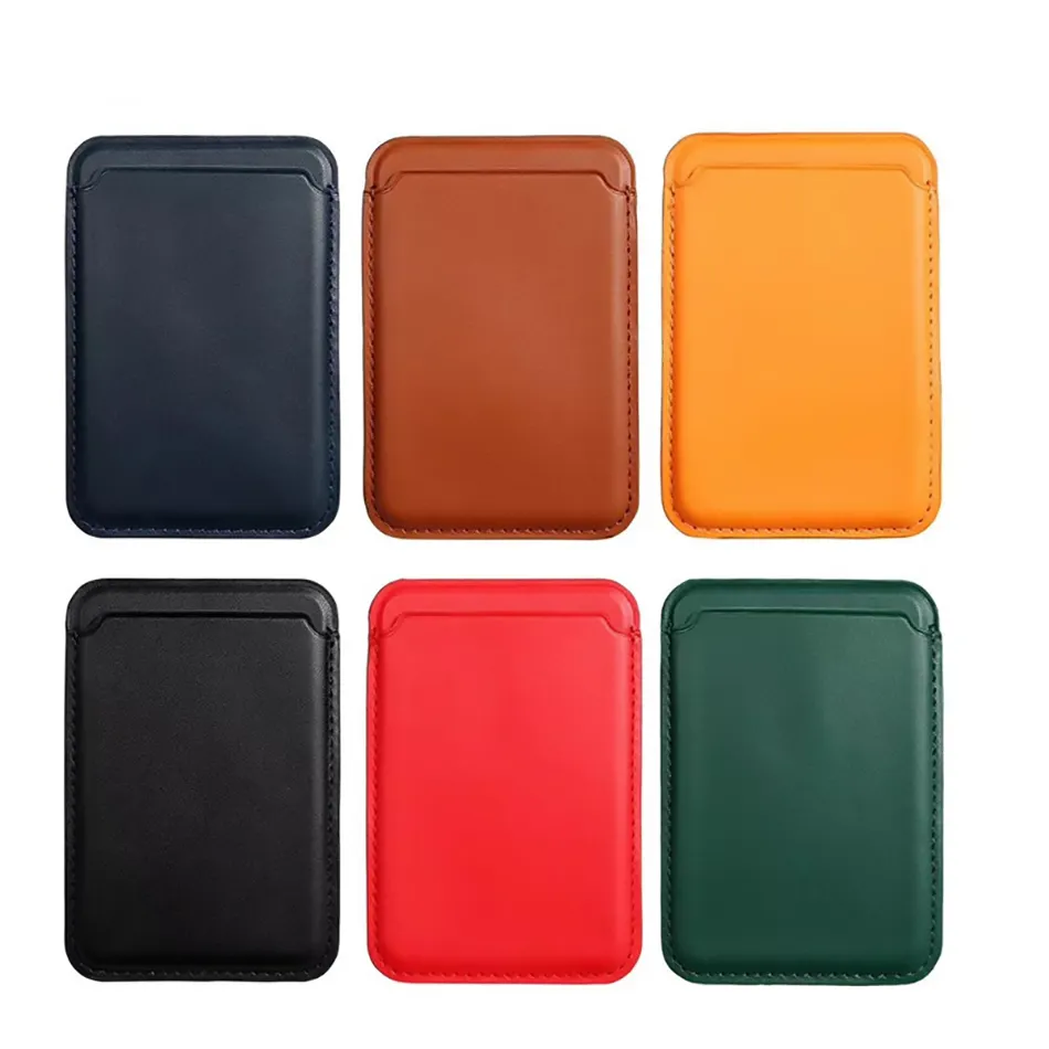 Étui portefeuille en cuir magnétique PU promotionnel portefeuille magnétique personnalisé étui de téléphone porte-carte pour iPhone 12 13 14 15 Pro Max