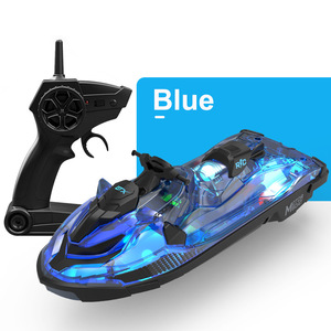 高速Rcボート男の子リモートコントロールMainan Anak高速2.4G透明光船おもちゃレース - Product Image 5