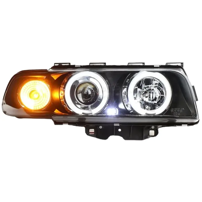 Carbmw sıcak satış far takımı LED DRL ön lambalar dönüş sinyali kafa işık BMW 7 serisi E38 1995 1996 1997 1998