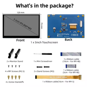 IPS Kapazitive 800x480 Touchscreen-Anzeige Raspberry Pi-kompatible CTP-TFT-LCD-Module für Windows 11/10/8.1/8/7 Zoll-Geräte" - Product Image 6