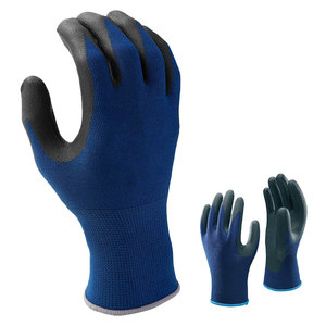 Kaynak fabrika evrensel eldiven kabartmalı mikroköpük nitril kaplama avuç içi eldivenler nefes kaplama kaplama teknolojisi - Product Image 6