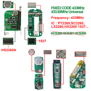 433mhz Senza Fili Telecomando Universale Duplicatore Clone Clonazione Codice Auto Garage Chiave