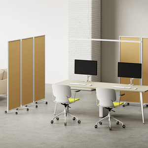 Di chuyển phân vùng màn hình trên bánh xe cho phòng văn phòng đơn giản phòng khiêu vũ di chuyển chia - Product Image 6