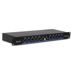 SM266 Super alto rendimiento KTV inalámbrico WIFI PROCESADOR DE Audio Control de modulación Digital 2 entradas 10 equipos de salida