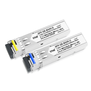 Hot bán SFP 1.25 gam bidi thu phát quang mô-đun 1310nm/1550nm bước sóng 10km 40km 80km 120km Simplex LCD DOM cho FTTH - Product Image 2
