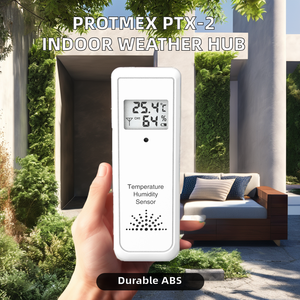 433 protemex תחנת מזג אוויר מקורה להתאמה אישית Aoem חיישן מרחוק אלחוטי oem עבור לחות טמפרטורה חיצונית