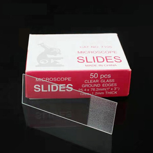Portaobjetos de vidrio para microscopio Cotaus, fabricantes 7102, portaobjetos de microscopio China 7101 7105 7107 7109, portaobjetos de microscopio de patología humana