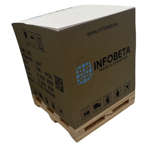 促销礼品3x3木托盘便笺立方体纸粘性便签垫方形立方体纸砖木质便笺 - Product Image 4