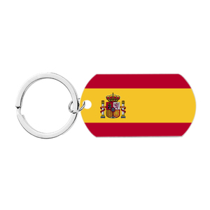 Football Basketball Stainless Steel Country Flag Keychain Colorful Printing <strong>Key</strong> Chain for Sport Events - Product Image 5