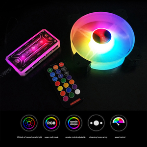 6Pin RGB PC Fan 120mm soğutma soğutucu Fan için denetleyici ile bilgisayar kasası kasa sessiz oyun soğutucu - Product Image 4