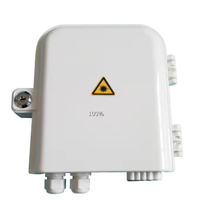 Módulo de fibra óptica para exteriores de 1X8 núcleos, divisor de 8 puertos, caja de distribución FTTH FTTX IP65, plástico ABS, Blanco, Negro, red WiFi usada - Product Image 6