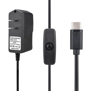 Factory Price <strong>Raspberry</strong> <strong>Pi</strong> 4 Model <strong>Power</strong> Supply Adapter 5V 3A Type-C with Switch Cable Charger - Product Image 4