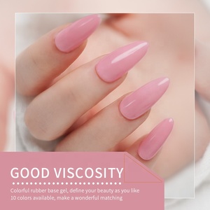 Ransheng Suministro De <strong>Clavos</strong> Free Samples Wholesaler Rubber Base Gel Polish Base Coat - Product Image 2