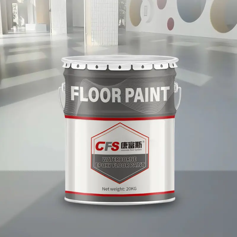 epoxy floor paint Waterborne one componentepoxyresin epoxyflooring cementitious