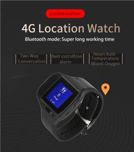 Reloj de seguimiento de salud inteligente a prueba de agua GSM IP68 con llamada bidireccional, GPS/GSM, Monitor de temperatura/sueño/paso para ancianos y niños - Product Image 5