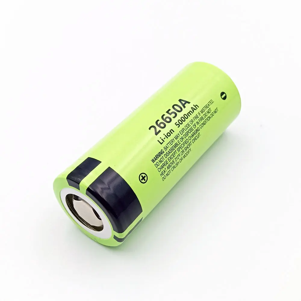 Venta al por mayor original 3,7 V 26650A 5000mAh 15A descarga Li-ion batería recargable para 26650A