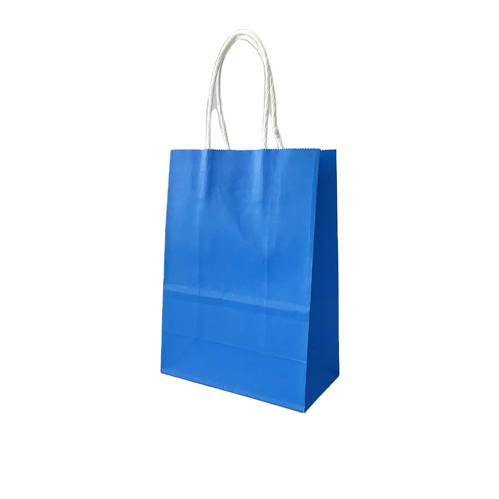 Sac de papier en gros d'usine boutique d'emballage sac de cadeau shopping de luxe personnalisé sac en papier kraft