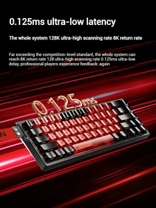 EWEADN ZAP68 Proワイヤレストライモードゲームキーボード専用カスタマイズ磁気翡翠スイッチGateron E-Sports専用メカニカル