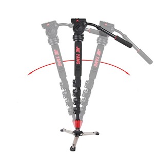 Jy0506b nhôm chuyên nghiệp Monopod/Tripod cho máy ảnh với Pan/Tilt đầu và mang theo túi bởi JieYang (mô hình: jy0506b) - Product Image 1