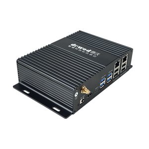 DEWO RK3588S Sistema Android 12 Mini computadora de escritorio Linux Ubuntu Industrial 3588 PC con caja integrada