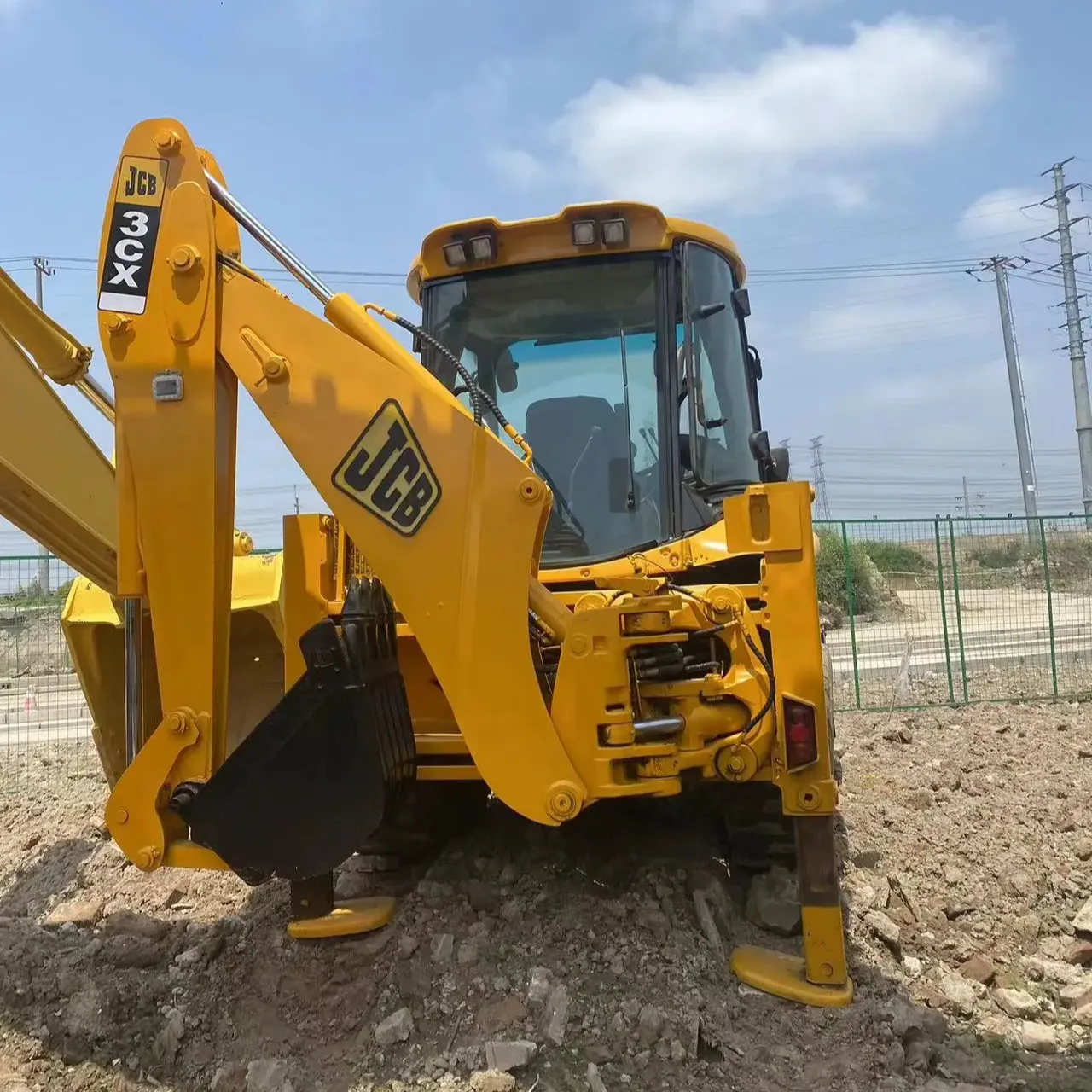 Used Backhoe Excavator JCB3CX Second Hand JCB Good Condition Used Excavator JCB3CX Backhoe in Shanghai For Sale