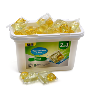 3-in-1 hiper temiz güç suda çözünebilir Film damla tek kullanımlık çamaşır Pod deterjan kapsül 8 kez çamaşır makinesi kullanımı - Product Image 3