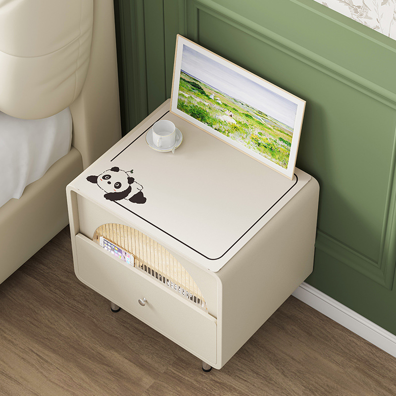 Bedside table cushion - Black and white panda
