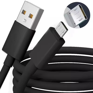 1เมตร2.0 USB ตัวผู้ไปยัง DC 5.5x2.1มม. 5โวลต์ DC ขั้วต่อชาร์จสายไฟสีดำสำหรับแอนดรอยด์ - Product Image 2