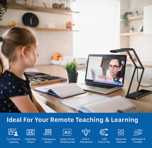 4K 13MP USB <strong>Visualizer</strong> for Remote Teaching and Learning