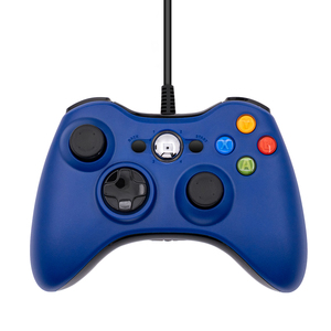 Mavi USB kablolu denetleyici Gamepad Joypad Xbox 360 ve PC - Product Image 1