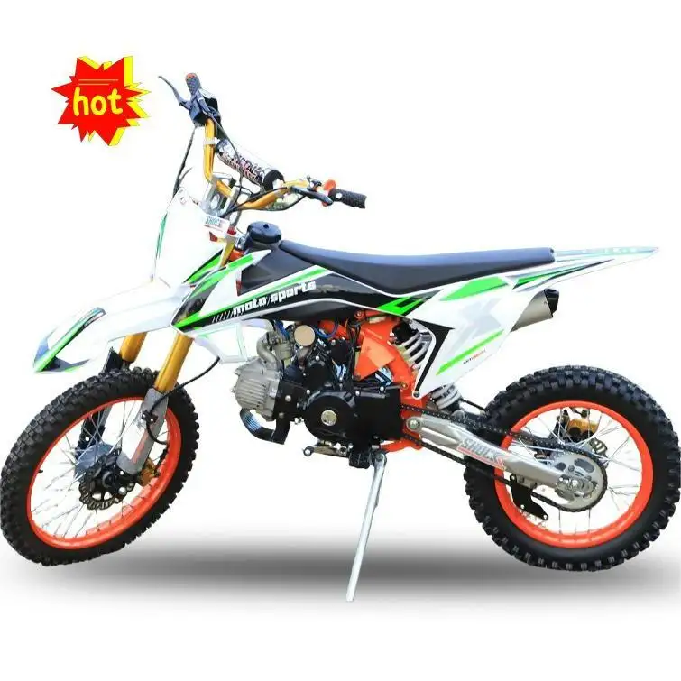 Fábrica Vender Alto Desempenho 4 Tempos Ar Refrigeração Motocross 125cc China longo alcance enduro motocicleta