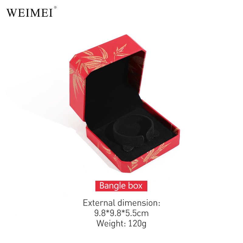 Caja para brazalete rojo.
