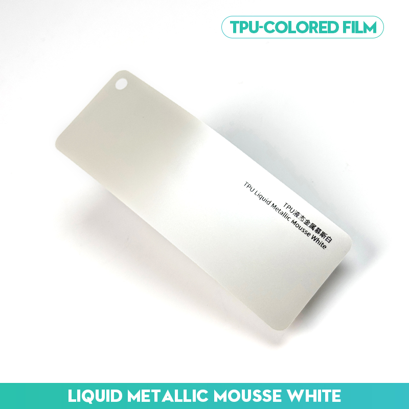 Liquid metal mousse white