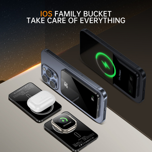 Yeni popüler Ultra ince manyetik büyük kapasiteli mobil güç bankası Apple ve Samsung için uygun temperli cam teknolojisi kullanın - Product Image 2
