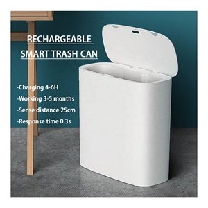 Meare 11L cubos de basura inteligentes de plástico cubo de basura con sensor contenedores de basura precios cubo de basura